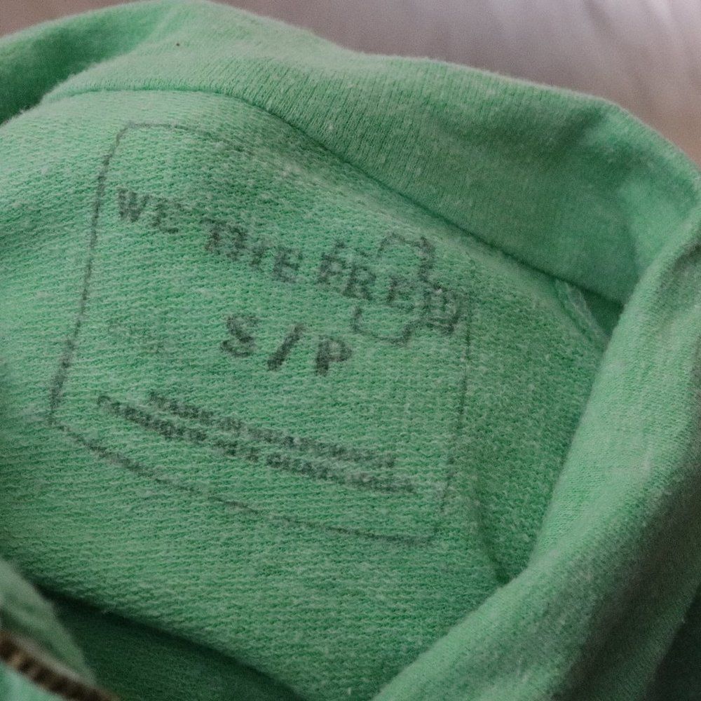 Free People | Long Sleeve Athletic Zip Up Sweatshirt Small - Picture 6 of 8